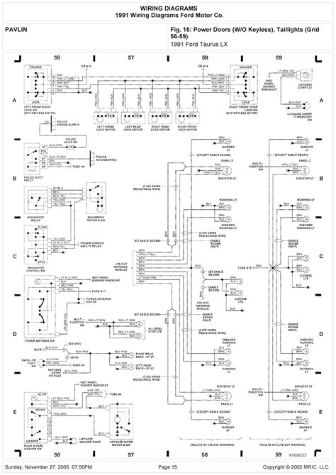 1996 ford taurus wagon system wiring diagrams Kindle Editon