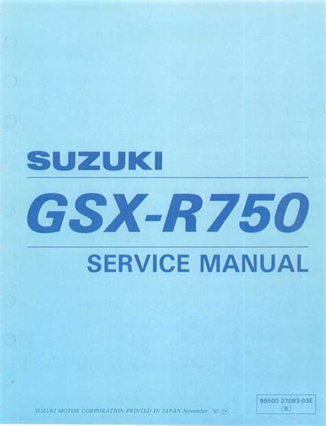 1996 gsxr 750 srad repair manual pdf Epub