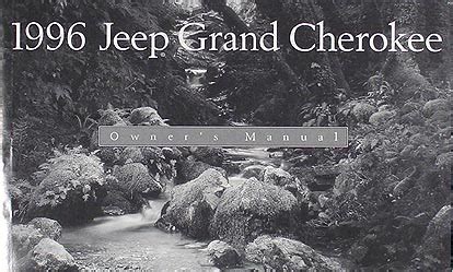 1996 jeep grand cherokee owners manual Kindle Editon