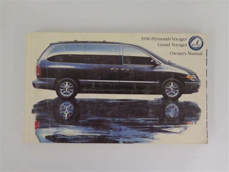 1996 plymouth voyager owners manual PDF