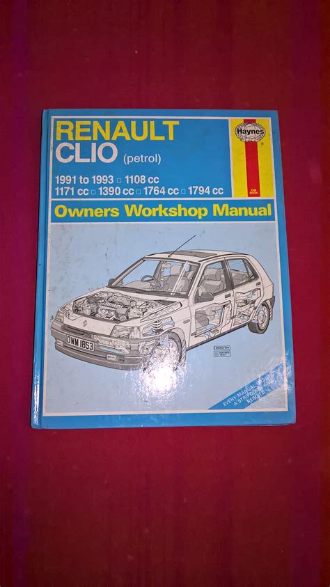 1996 renault clio owners manual PDF