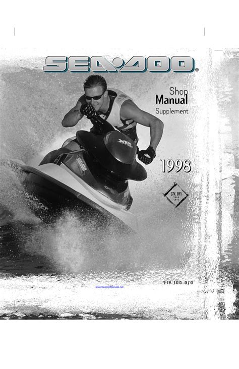 1996 seadoo gtx shop manual Doc