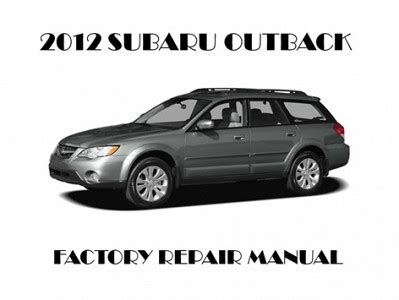 1996 subaru outback workshop manual PDF