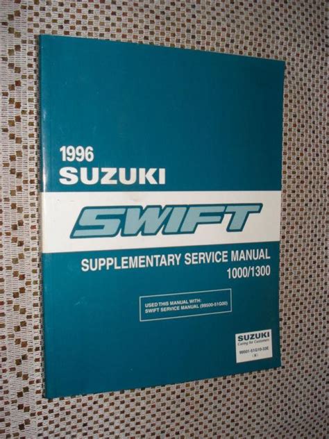 1996 suzuki swift service manual PDF
