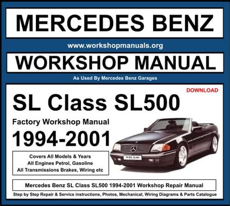 1997 Mercedes Sl500 Owners Manual Ebook Doc