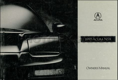 1997 acura nsx pet pad owners manual Reader