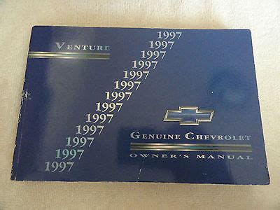 1997 chevy venture owners manual Reader