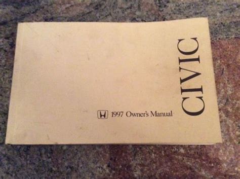 1997 civic owners manual Reader