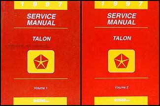 1997 eagle talon owners manual PDF