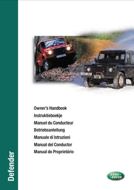 1997 land rover defender owners manual Reader