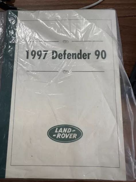 1997 land rover defender user guide Doc