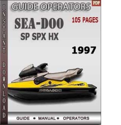 1997 seadoo spx manual Epub