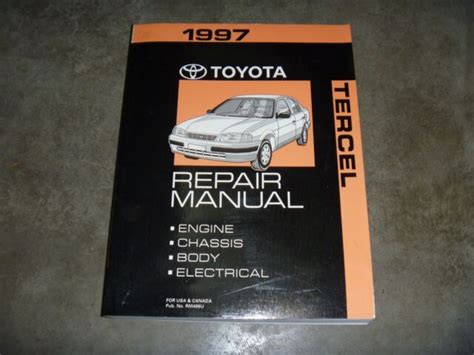 1997 toyota tercel service manual Epub