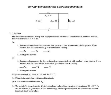 1998 Physics B Free Response Answers Kindle Editon