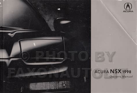 1998 acura nsx fuel catalyst owners manual Reader