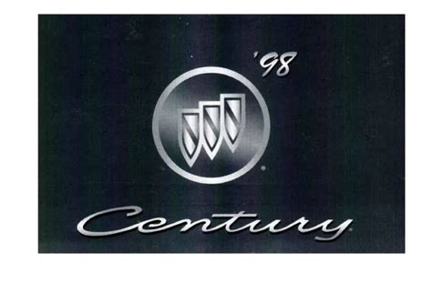 1998 buick century owner39s manual PDF