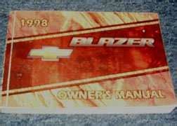 1998 chevy blazer owners manual Reader