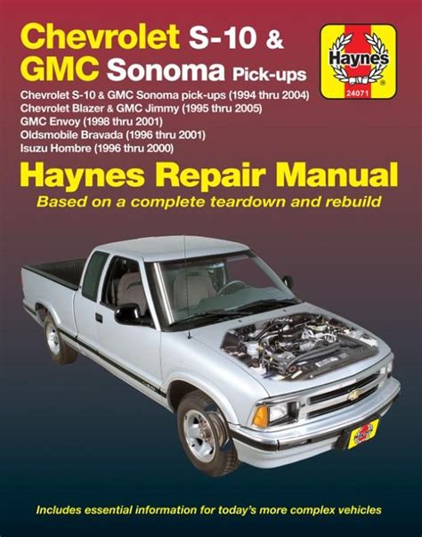 1998 chevy s10 manual PDF