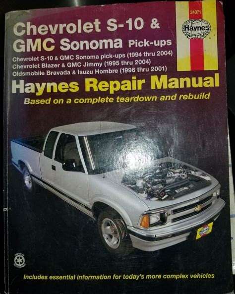 1998 chevy s10 repair manual Doc