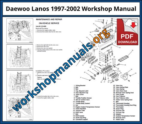1998 daewoo lanos workshop manual Kindle Editon