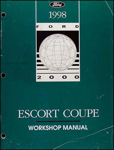1998 ford escort zx 2 coupe repair shop manual original Kindle Editon