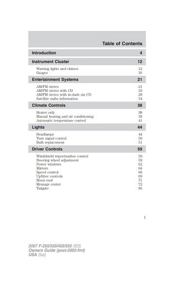 1998 ford f350 user guide PDF