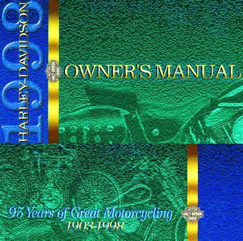 1998 fxd owners manual Kindle Editon