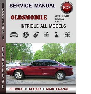 1998 oldsmobile intrigue repair manual download PDF