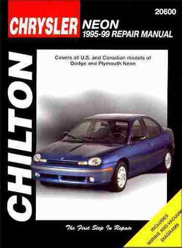 1998 plymouth neon owners manual PDF