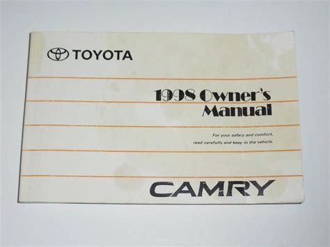 1998 toyota camry manual download PDF