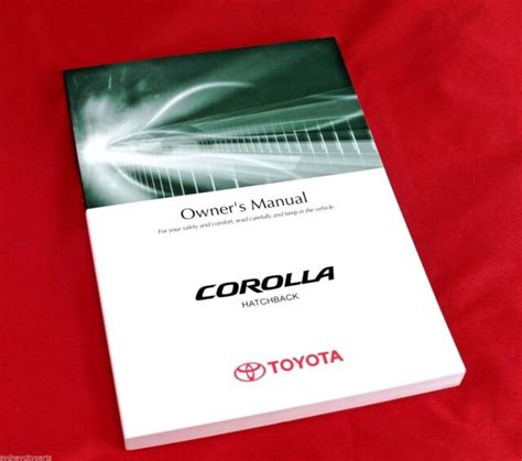 1998 toyota corolla owners manual pdf Epub