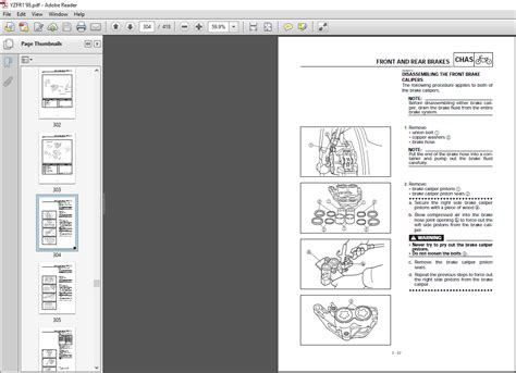 1998 yamaha r1 service manual pdf Epub