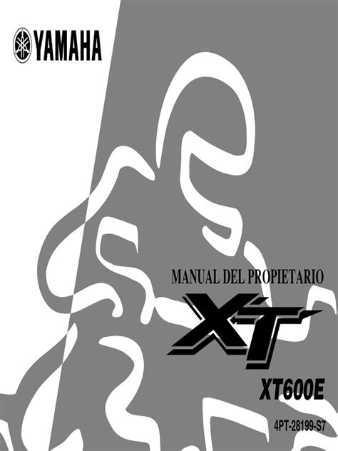 1998 yamaha xt 600 e service manual pdf Reader