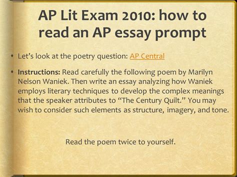 1999 Ap Lit Exam Answers Reader