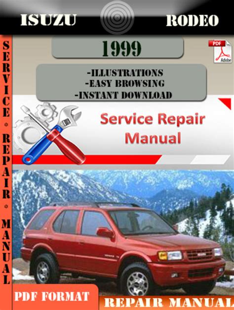 1999 Isuzu Rodeo Repair Manual Free  Ebook PDF