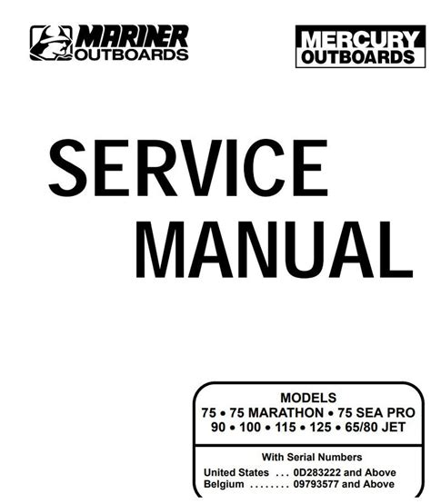 1999 Mercury 90hp Outboard Service Manual PDF Reader