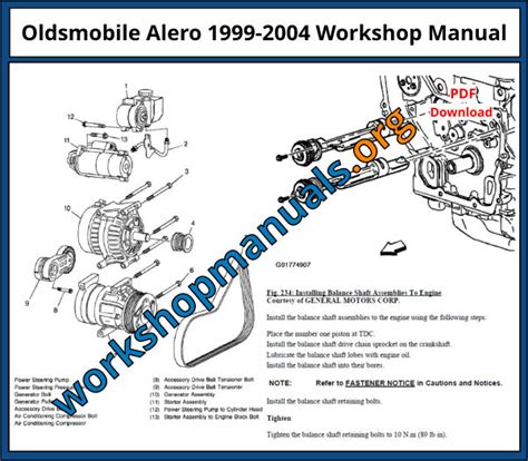1999 Oldsmobile Alero Repair Pdf Manual Ebook PDF