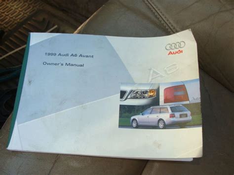 1999 audi a6 avant owner manual pdf Kindle Editon