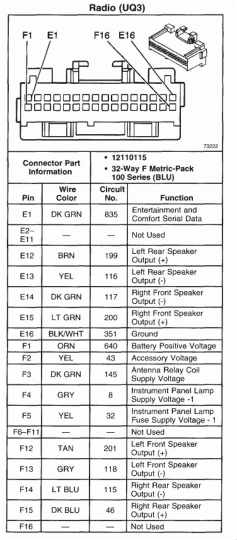 1999 buick century radio wiring diagram Doc