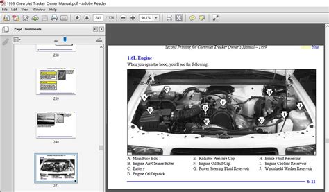 1999 chevrolet tracker manual Epub