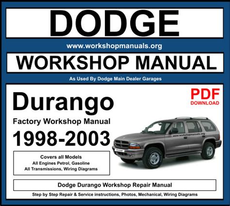 1999 dodge durango owners manual pdf Kindle Editon