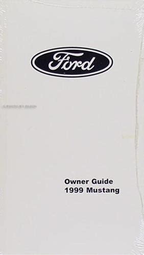 1999 ford mustang owner39s manualTitle Kindle Editon
