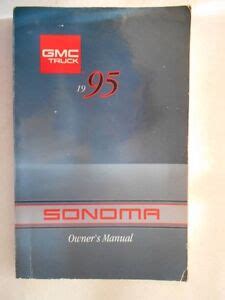 1999 gmc sonoma owners manual Reader