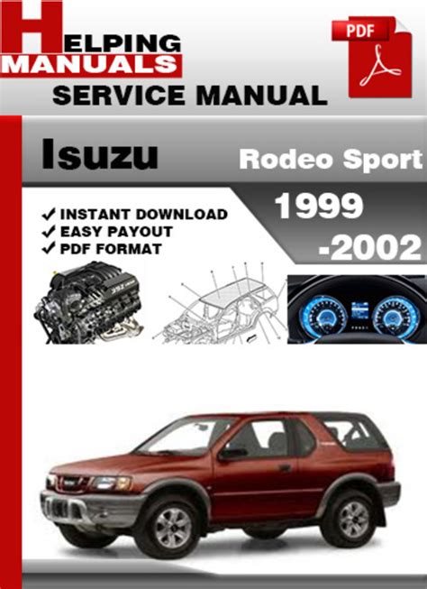 1999 isuzu rodeo workshop manual manuals Reader