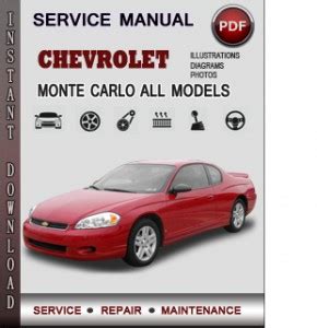 1999 monte carlo repair manual PDF