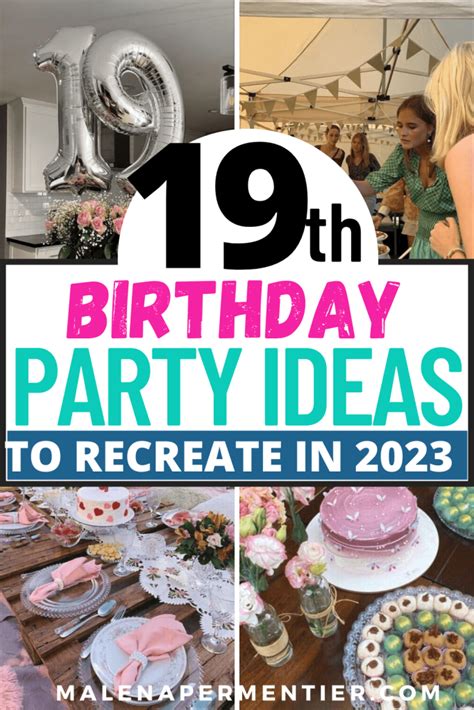 19th Birthday Ideas That Will Make Your Night Unforgettable