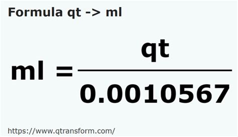 1qt to ml