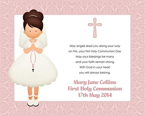 1st Communion Invitation Templates Free