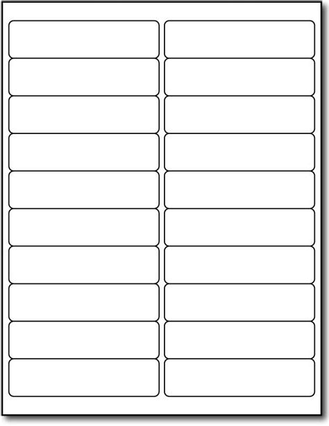 1x4 Label Template