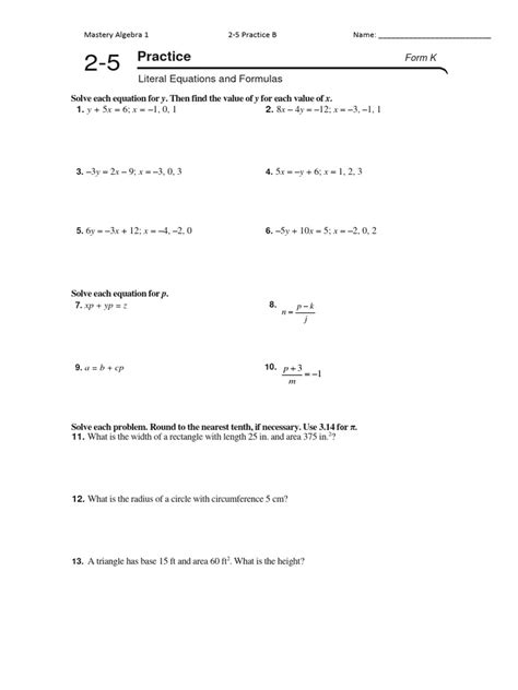 2 5 Practice Form K Reasoning In Algebra And Geometry Answers Ebook Kindle Editon